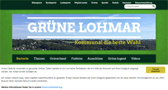 Desktop Screenshot of gruene-lohmar.de